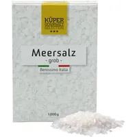 Küper Selection Meersalz - 1000g grobes Salz zum Würzen und Verfeinern - ohne Zusätze oder chemische Nachbehandlung