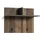 byLIVING Wandgarderobe Ben Eiche Dunkelbraun