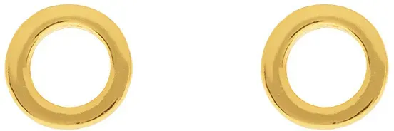 LEAF - OHRSTECKER MINI CIRCLE - gold