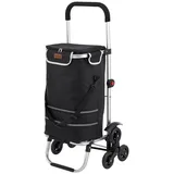 [en.casa] Neef Einkaufstrolley schwarz 41 l