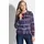 GOLDNER Elegante Jersey-Jacke Damen Blau 50