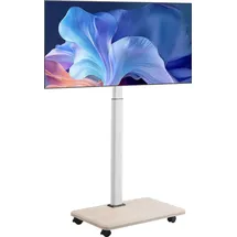 Vevor TV-Ständer TV-Wagen für 812,8-1778 mm TVs bis zu 45 kg, 25° Links-Rechts-Drehung & höhenverstellbare TV-Halterung mit Regal für Ecke Schlafzimmer Wohnzimmer (max. 600 x 400 mm)