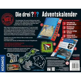 Kosmos Die drei ??? Adventskalender 2021 - Rätsel im Gruselfilm-Park