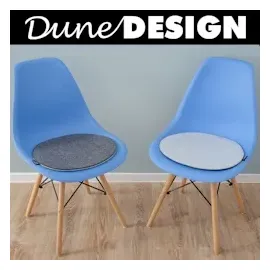 Dune Design Sitzkissen 40 x 37 x 0,8 cm grau 1 St.