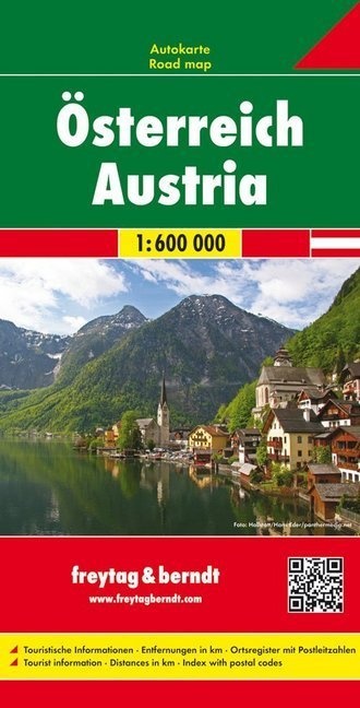 Österreich  Autokarte 1:600.000. Austria. Autriche; Austria  Karte (im Sinne von Landkarte)