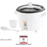 Rosenstein & Söhne Mini Reiskocher mit Warmhaltefunktion, 0,6 Liter, 350 Watt