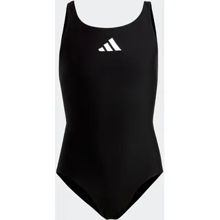 adidas Solid Small Logo Badeanzug Black / White 164    