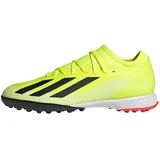 Adidas EUadidas Unisex X Crazyfast.3 Tf Sneaker, neon yellow, 41 1/3 EU