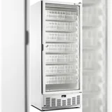 Saro Tiefkühlschrank mit Glastür - weiß, Modell Mm5 N