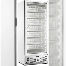 Saro Tiefkühlschrank mit Glastür - weiß, Modell Mm5 N