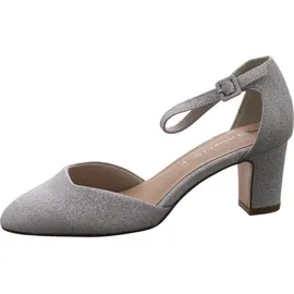 TAMARIS Damen Pumps mit Blockabsatz, metallic, 40 EU