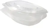 Greenbox Feinkostbehälter, rPET, rechteckig DFC060701 , 1 Packung = 50 Stück, Fassungsvermögen: 250 ml