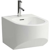 Laufen Sonar Wand-Bidet H8303410003021 37x53cm, Hahnloch, ohne seitliches Loch für Wasseranschluss, weiß