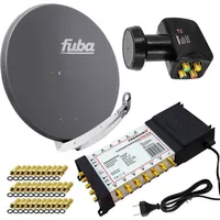 Fuba PremiumX Satelliten-Komplettanlage Fuba DAA 850 A Satellitenschüssel Alu
