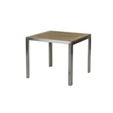 Diamond Garden Siena Tisch Edelstahl, Teak Natur 90x90cm