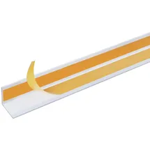 GAH Alberts Winkelprofil selbstklebend Aluminium 1000 x 30 x 30 mm weiß