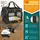 TRESKO Hunde-Transportbox 92 x 63 x 63 cm Schwarz