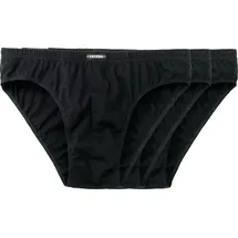 CECEBA Herren Slips, Vorteilspack - Sport Slip Basic, Baumwolle, M-8XL, einfarbig Schwarz XL