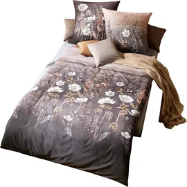 KAEPPEL Bettwäsche Moody Floral" braun | 80x80 cm)