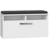 Sonoma Topeshop, Schuhschrank, Kyla (85 x 35 x 46 cm) - 2 Jahre Gewährleistung - mind. 14 Tage Rückgaberecht - Weiß