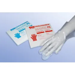 HANDSCHUHE PE Damen gehämmert Spender 100 St Handschuhe