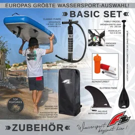 F2 SUP Board Stand Up Paddle Board Axxis 12'2'' Blau