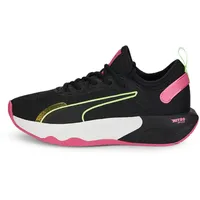 Puma PWR XX Nitro Trainingsschuhe Damen black/sunset pink/fizzy apple 40.5