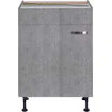 OPTIFIT Spülenschrank »Cara«, Breite 60 cm, grau