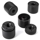 SOTECH 4er Set Möbelfüße Schrankfüße Hotel rund Höhe verstellbar von 44-54 mm