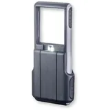 CARSON MiniBrite 3x Taschenlupe mit Schutzhülle und LED (PO-25), Grau