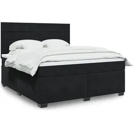 vidaXL Boxspringbett 180 x 200 cm Schwarz