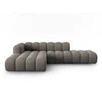 Micadoni Ecksofa Lupine, modular offen 5-Sitzer grau