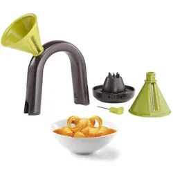 Tefal Ingenio K22980 Spiralschneider. einfach Nutzung/Reinigung/Storage. inkl. 2 Aufsätze. grün/schwarz