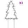 vidaXL Weihnachtsbaum Schwarz 30 cm