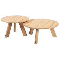 4Seasons Cosmic Kaffee-Tisch Rund Teak Natur