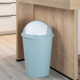 Home4You Mülleimer 50 l Pastellgrün