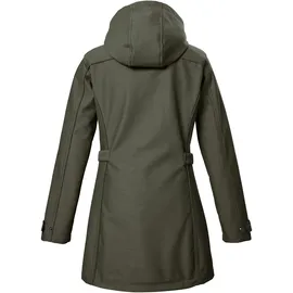 G.I.G.A. DX Damen Softshell Parka/Softshelljacke mit abzippbarer Kapuze GW 22 WMN SFTSHLL PRK, oliv, 42,