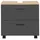 WELLTIME Waschbeckenunterschrank Trento, verschiedene Ausführungen und Farben Badmöbel, Breite 60 cm, Beckenunterschrank auf Füßen, Made in Germany grau