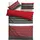 H.I.S. Majoran Linon rot 135 x 200 cm + 40 x 80 cm