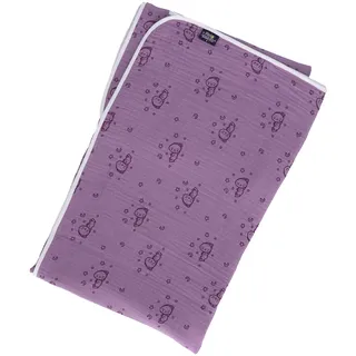 Sterntaler Babydecke Musselin Schlummerhase pastellviolett