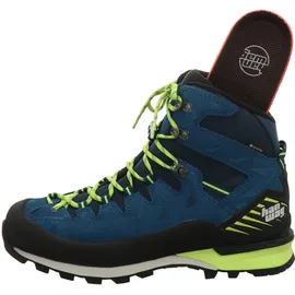 Hanwag Makra Pro GTX Bergschuhe seablue/sulphur UK 12,5