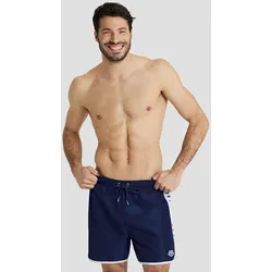Boxershorts Herren Arena Icons Team Stripes - Navy-white - L
