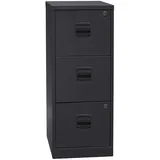BISLEY Home PFA 3 Hängeregistraturschrank schwarz 3 Schubladen 41,3 x 40,0 x 101,5 cm