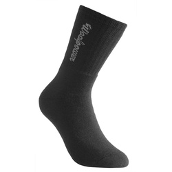 Woolpower Sport Socke Logo 400 g, 36-39 - schwarz