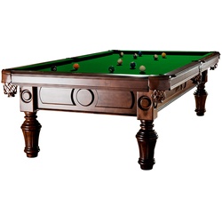 Billardtisch General 8 ft., Tuchfarbe: Royal Blue