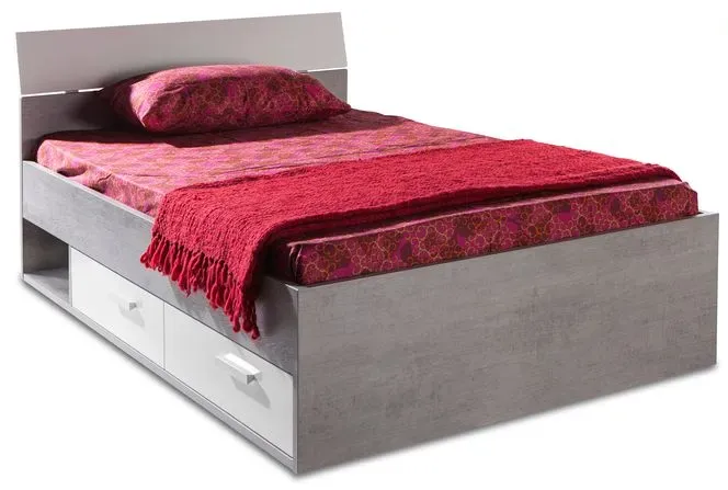 Composad Funktionsbett Mipiace 90 x 200 cm Dekor Grau