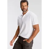 MAN'S WORLD Poloshirt Kurzarm, lockere Passform, unifarben weiß S (44/46)