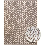 primaflor Outdoor-Wendeteppich Knitted Joy - Braun - 120x160cm