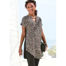 beachtime by lascana Longshirt Braun/Schwarz 48/50