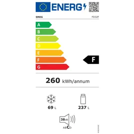 Smeg Fd32f Kühlschrank - White